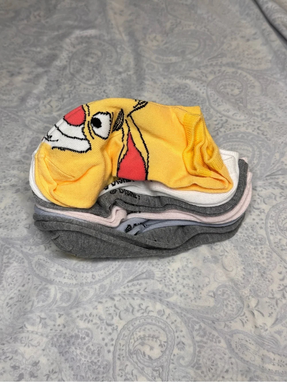 Winnie The Pooh 6 Pack Ankle Socks size 4-10
